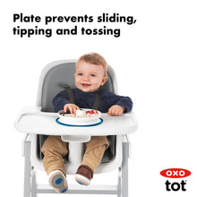 Load image into Gallery viewer, OXO Tot Stick & Stay Suction Divided Plate - Navy