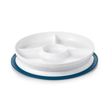 Load image into Gallery viewer, OXO Tot Stick & Stay Suction Divided Plate - Navy