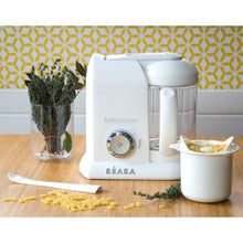 Load image into Gallery viewer, Beaba Babycook Solo & Duo Pasta & Rice Cooker - White