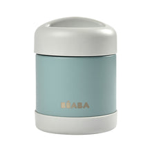 Load image into Gallery viewer, Beaba Stainless Steel Food Container 300ml - Light Mist/Eucalyptus Green