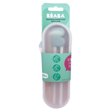 Load image into Gallery viewer, Beaba 3 in 1 Learning Chopsticks - Green Blue