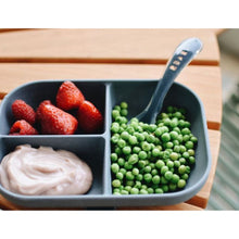 Load image into Gallery viewer, Beaba Silicone Suction Divided Plate - Mineral Grey
