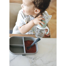 Load image into Gallery viewer, Beaba Silicone Suction Divided Plate - Mineral Grey