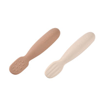 Load image into Gallery viewer, Beaba Silicone Pre-Spoons 2 Pack - Praline/Clay