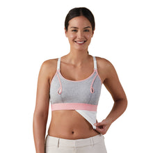 Load image into Gallery viewer, Bravado Designs Clip and Pump Hands-Free Nursing Bra Accessory - Dove Heather with Dusted Peony L