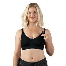 Load image into Gallery viewer, Bravado Designs Body Silk Seamless Nursing Bra - Black XS