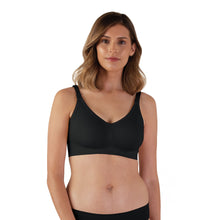 Load image into Gallery viewer, Bravado Designs Body Silk Seamless Nursing Bra - Sustainable - Black L