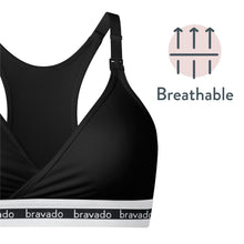 Load image into Gallery viewer, Bravado Designs Original Nursing Bra - Sustainable - Black S