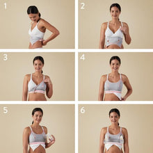 Load image into Gallery viewer, Bravado Designs Clip And Pump Hands-Free Nursing Bra Accessory - Sustainable - Dove Heather With Dusted Peony S