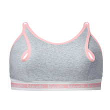 Load image into Gallery viewer, Bravado Designs Clip And Pump Hands-Free Nursing Bra Accessory - Sustainable - Dove Heather With Dusted Peony L