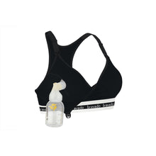 Load image into Gallery viewer, Bravado Designs Original Pumping And Nursing Bra - Sustainable - Black S