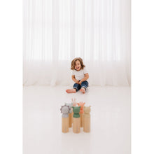 Load image into Gallery viewer, Bubble Wooden Animal Bowling Set