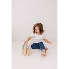 Load image into Gallery viewer, Bubble Wooden Animal Bowling Set