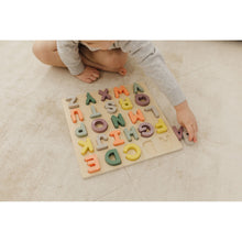 Load image into Gallery viewer, Bubble Wooden Alphabet Puzzle
