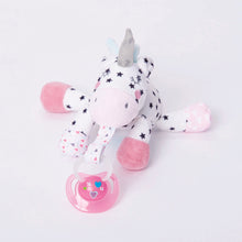 Load image into Gallery viewer, Bubble Pacifier Holder - Sparkle the Unicorn
