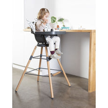Load image into Gallery viewer, Childhome Evolu Extra Long Legs + Footrest - Natural Anthracite