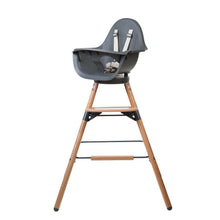 Load image into Gallery viewer, Childhome Evolu Extra Long Legs + Footrest - Natural Anthracite