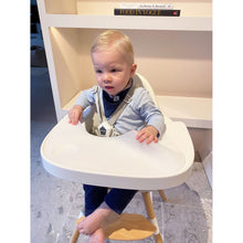 Load image into Gallery viewer, Childhome Evolu Feeding Tray + Silicone Placemat - White