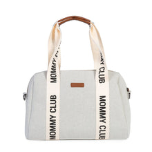 Load image into Gallery viewer, Childhome Mommy Club Signature Nursery Bag - Canvas White