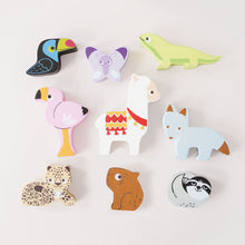 Load image into Gallery viewer, Le Toy Van Wooden Stacking Animals & Bag - Andes