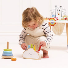 Load image into Gallery viewer, Le Toy Van Rainbow Cloud Pop-Up Toy - 6 Piece