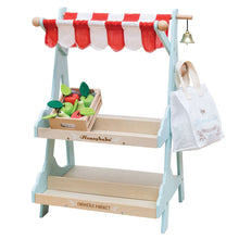 Load image into Gallery viewer, Le Toy Van Wooden Market Stall & Fruit Play Food Crate