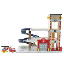 Load image into Gallery viewer, Le Toy Van Fire & Rescue Wooden Garage