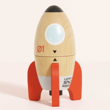 Load image into Gallery viewer, Le Toy Van Le Toy Van Magnetic Space Rocket Duo