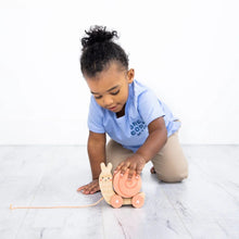 Load image into Gallery viewer, Pearhead Snail Wooden Pull Toy