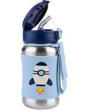 Load image into Gallery viewer, Skip Hop Spark Style Stainless Steel Straw Bottle - Rocket