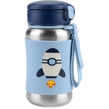 Load image into Gallery viewer, Skip Hop Spark Style Stainless Steel Straw Bottle - Rocket