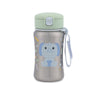 Skip Hop Besties Squad Stainless Steel Straw Bottle - Elephant