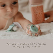 Load image into Gallery viewer, Suavinex Soother Clip with Ribbon - Bonhomia Owl Beige