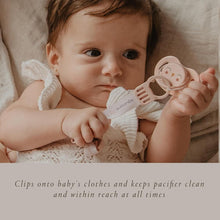Load image into Gallery viewer, Suavinex Soother Clip with Ribbon - Bonhomia Owl Beige
