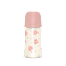 Load image into Gallery viewer, Suavinex 270ml Polyamide Premium Bottle with Medium Flow SX Pro Physiological Silicone Teat - Bonhomia Feather Pink
