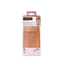 Load image into Gallery viewer, Suavinex Colour Essence All Silicone Bottle 240ml - Brick Red