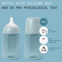 Load image into Gallery viewer, Suavinex Colour Essence All Silicone Bottle 240ml - Mustard