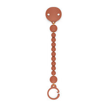 Load image into Gallery viewer, Suavinex Colour Essence Silicone Bobble Soother Clip - Brick Red