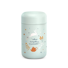 Load image into Gallery viewer, Suavinex Wonderland 400ml Thermos Flask - Blue Turquoise