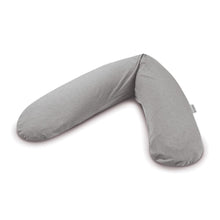 Load image into Gallery viewer, Theraline The Original Maternity and Nursing Pillow Cover - Melange Mid Grey Bamboo