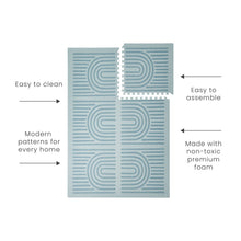Load image into Gallery viewer, Toddlekind Prettier Puzzle Playmat - Linear - Mineral