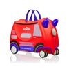 Trunki Glide Ride-on Luggage - Frank the Firetruck