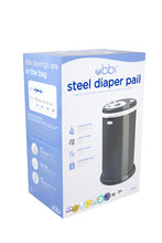 Load image into Gallery viewer, Ubbi Nappy Pail - Dark Grey