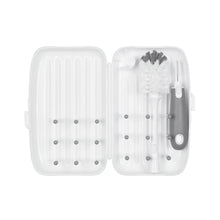 Load image into Gallery viewer, OXO Tot On the Go Drying Rack &amp; Bottle Brush - Grey
