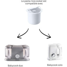 Load image into Gallery viewer, Beaba Babycook Solo &amp; Duo Pasta &amp; Rice Cooker - White
