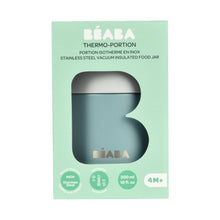 Load image into Gallery viewer, Beaba Stainless Steel Food Container 300ml - Light Mist/Eucalyptus Green
