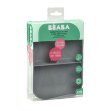 Load image into Gallery viewer, Beaba Silicone Suction Divided Plate - Mineral Grey
