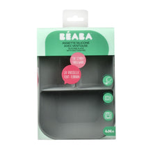 Load image into Gallery viewer, Beaba Silicone Suction Divided Plate - Mineral
