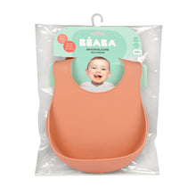 Load image into Gallery viewer, Beaba Silicone Bib - Terracotta
