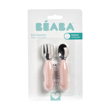 Load image into Gallery viewer, Beaba Stainless Steel Pre-Cutlery - Cotton Candy
